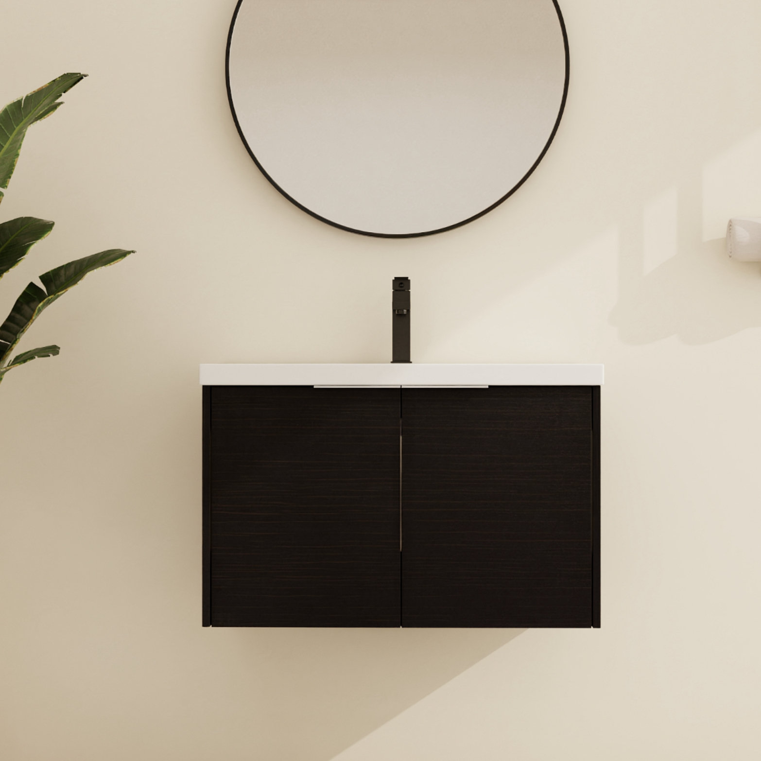 Ebern Designs Siofra 30" Single Sink Wall Mounted Bathroom Vanity